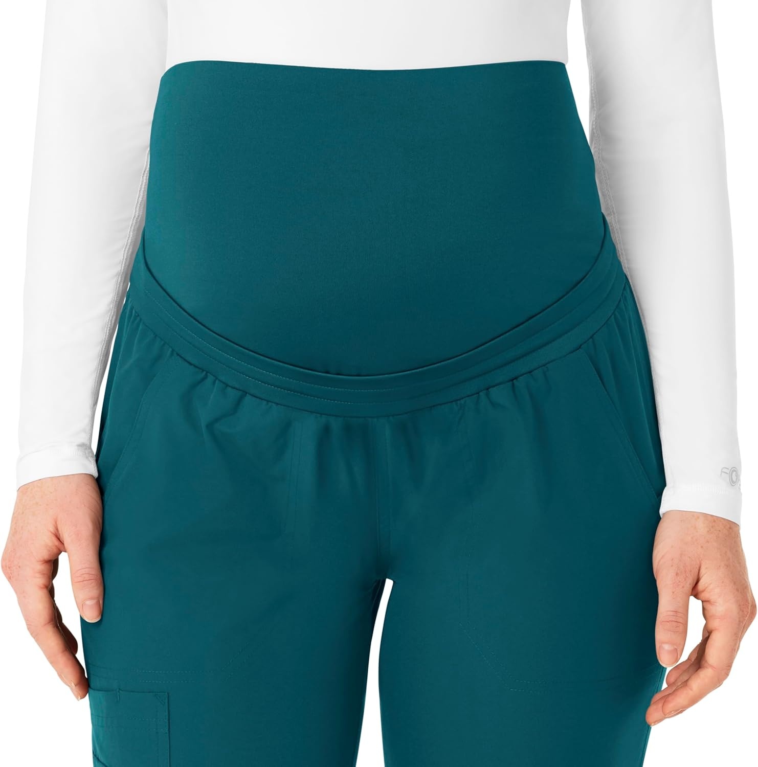 image:imageForce Essentials Womens Maternity Jogger Scrub PantCaribbean