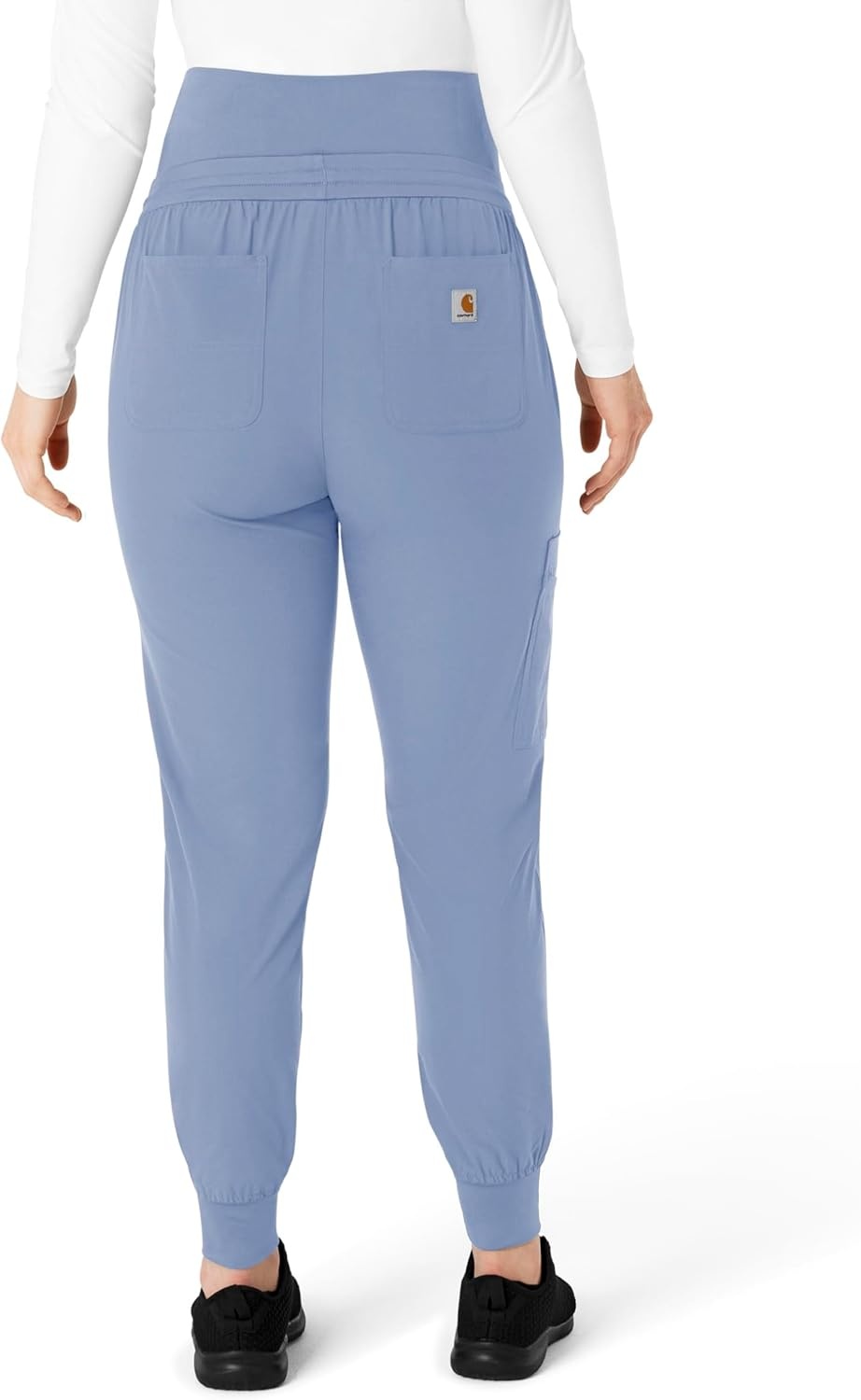 image:imageForce Essentials Womens Maternity Jogger Scrub PantCeil Blue