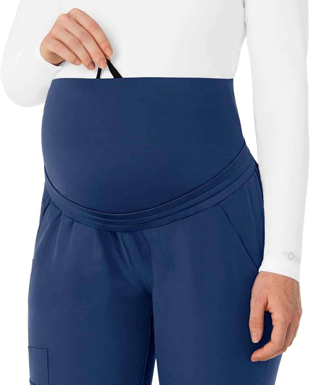 image:imageForce Essentials Womens Maternity Jogger Scrub PantNavy