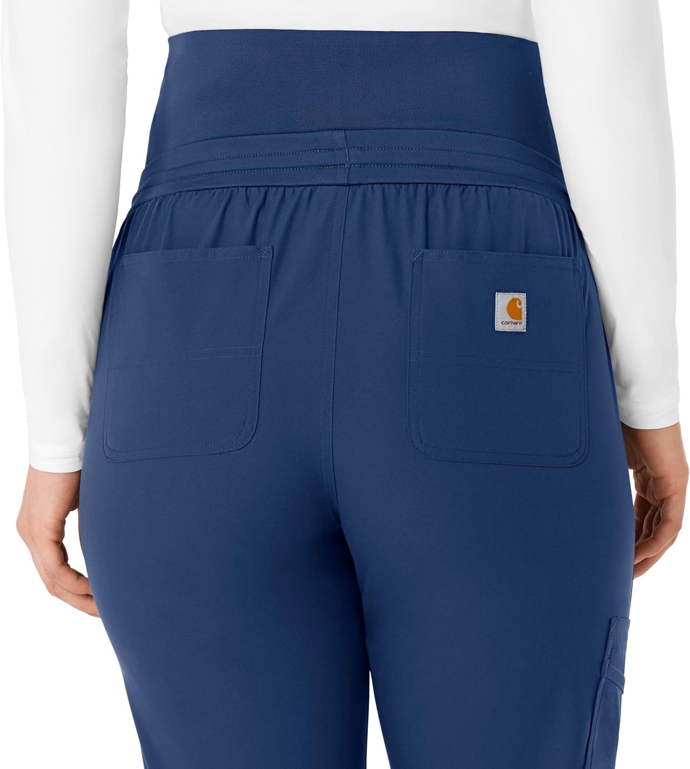 image:imageForce Essentials Womens Maternity Jogger Scrub PantNavy
