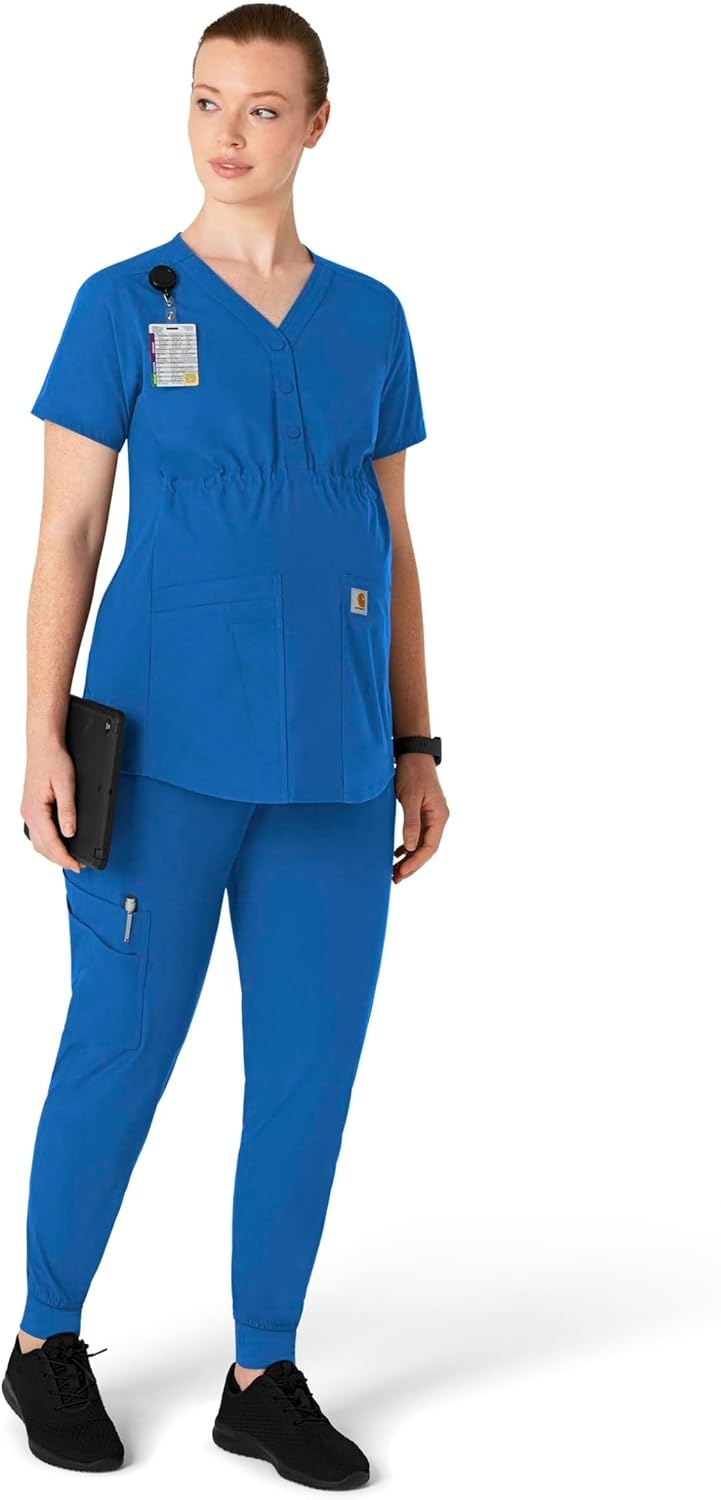 image:imageForce Essentials Womens Maternity Jogger Scrub PantRoyal