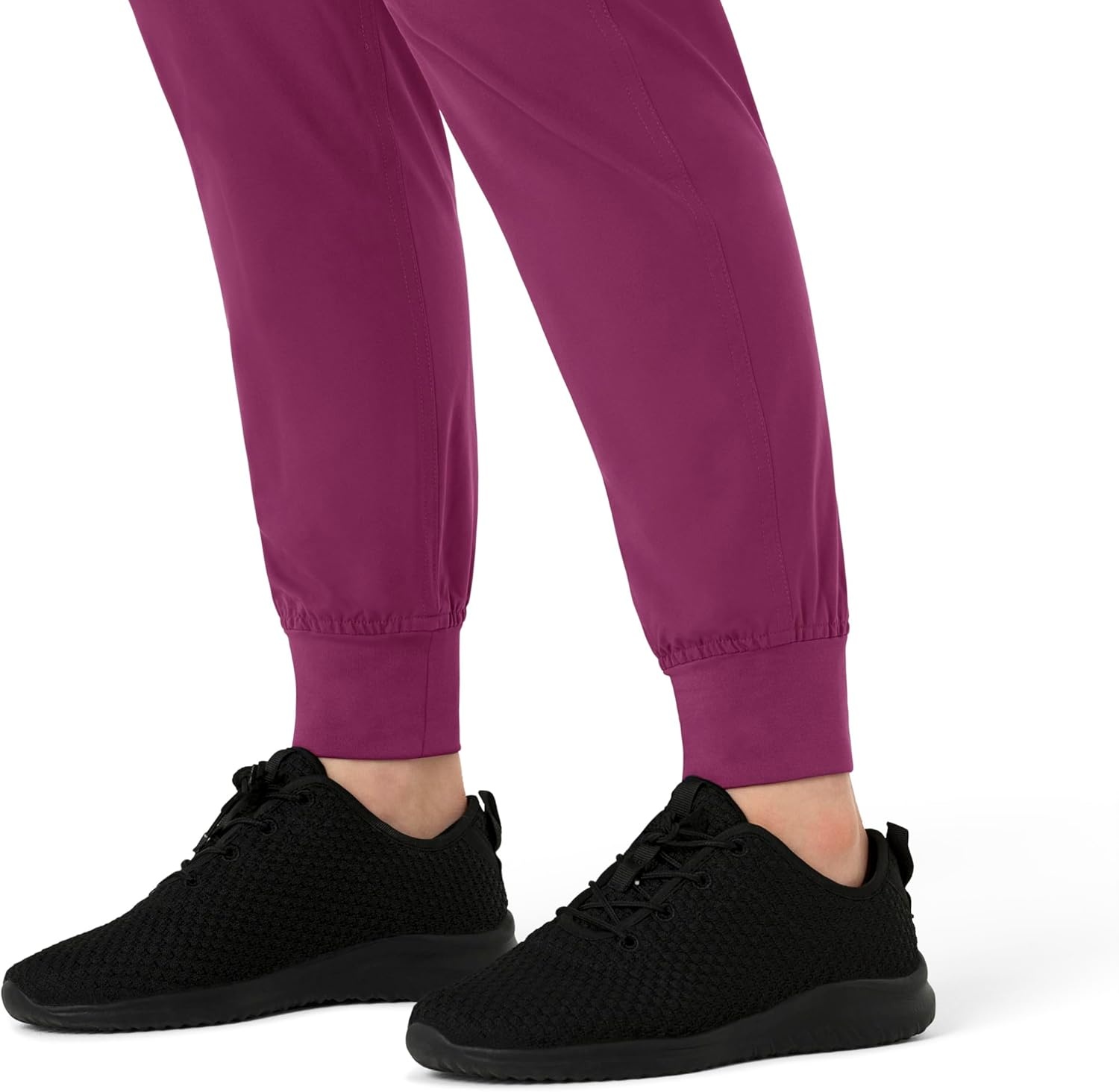 image:imageForce Essentials Womens Maternity Jogger Scrub PantWine
