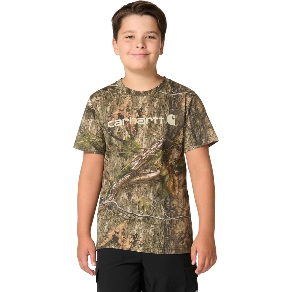 image:imageCarhartt Boys Short Sleeve Camo Print TShirt Mossy Oak Country DNA XLarge1820