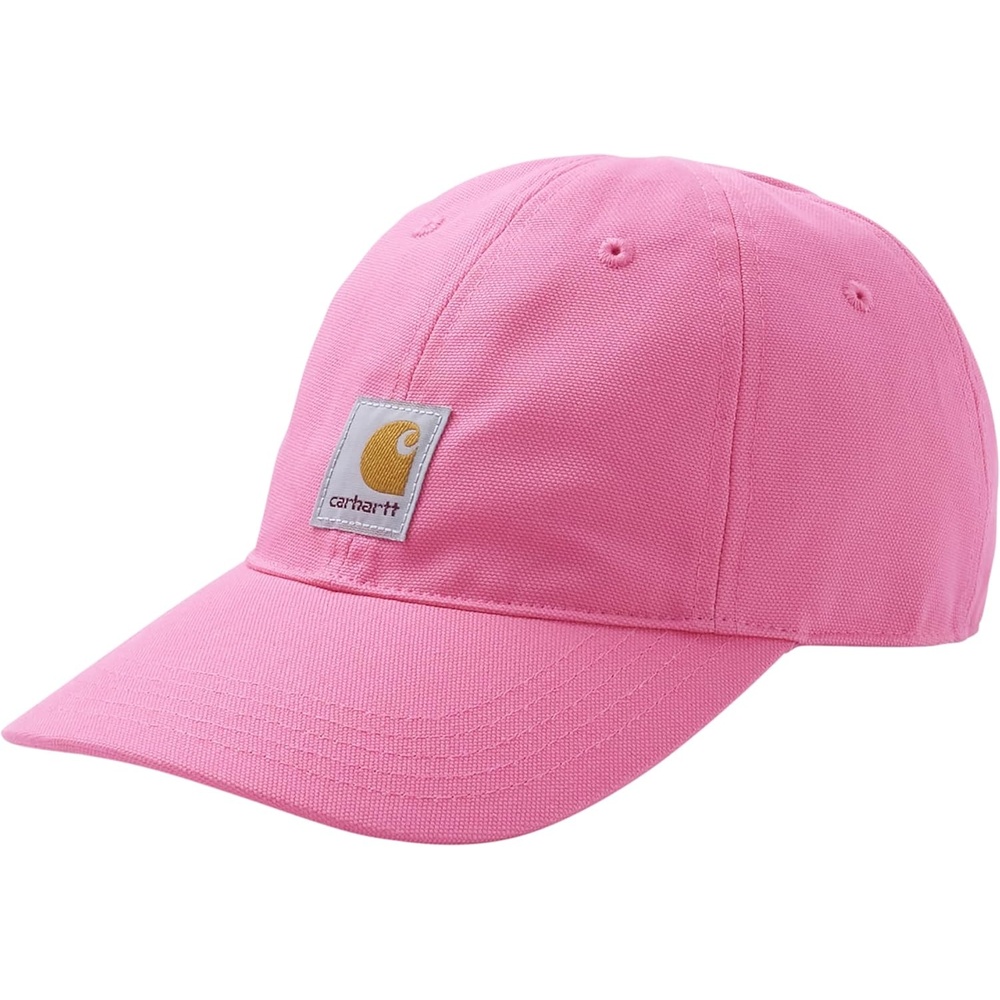 image:imageCarhartt Boys Signature Canvas Baseball Cap HatPink Lemonade