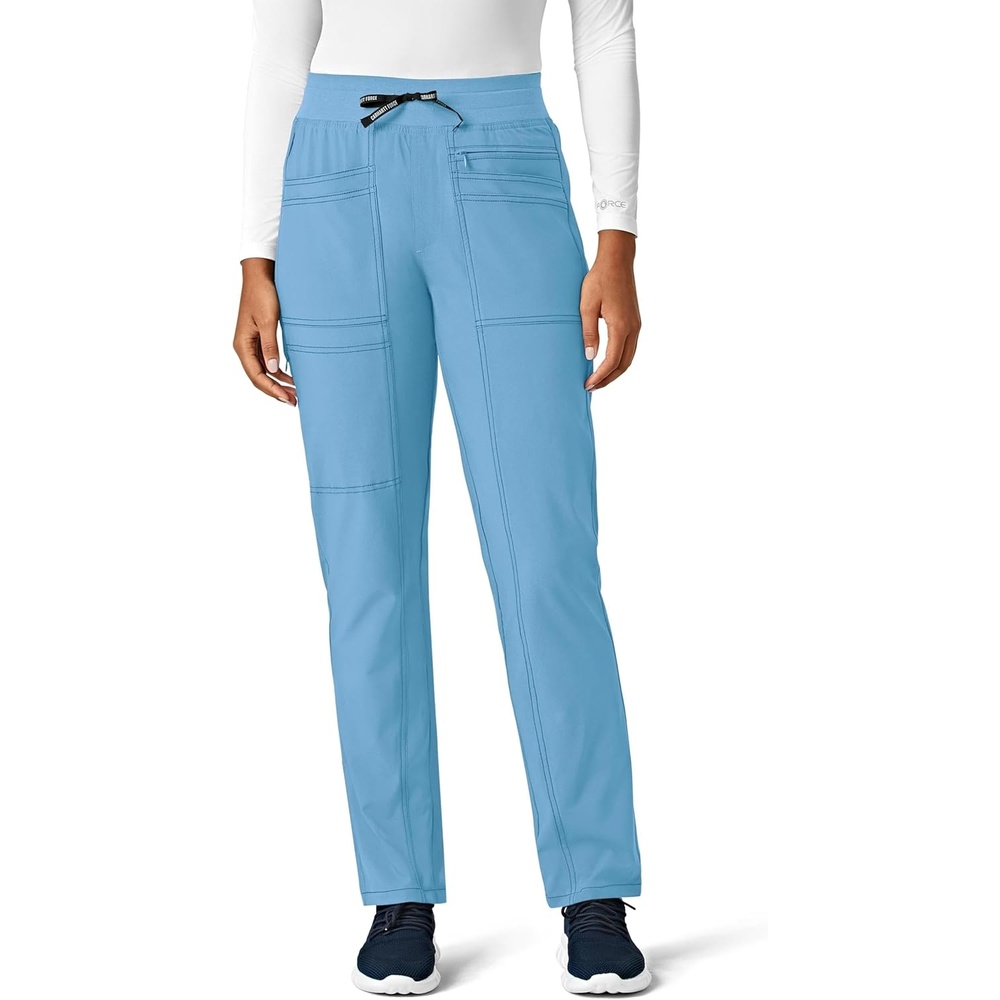 image:imageCarhartt Force CrossFlex Womens Cargo Jogger Scrub PantAzure Blue