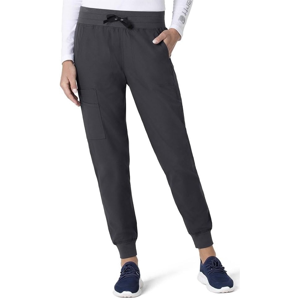 image:imageCarhartt Force CrossFlex Womens Cargo Jogger Scrub PantPewter