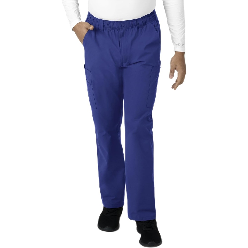 image:imageCarhartt Force Essentials Mens Straight Leg Cargo Scrub PantGalaxy Blue