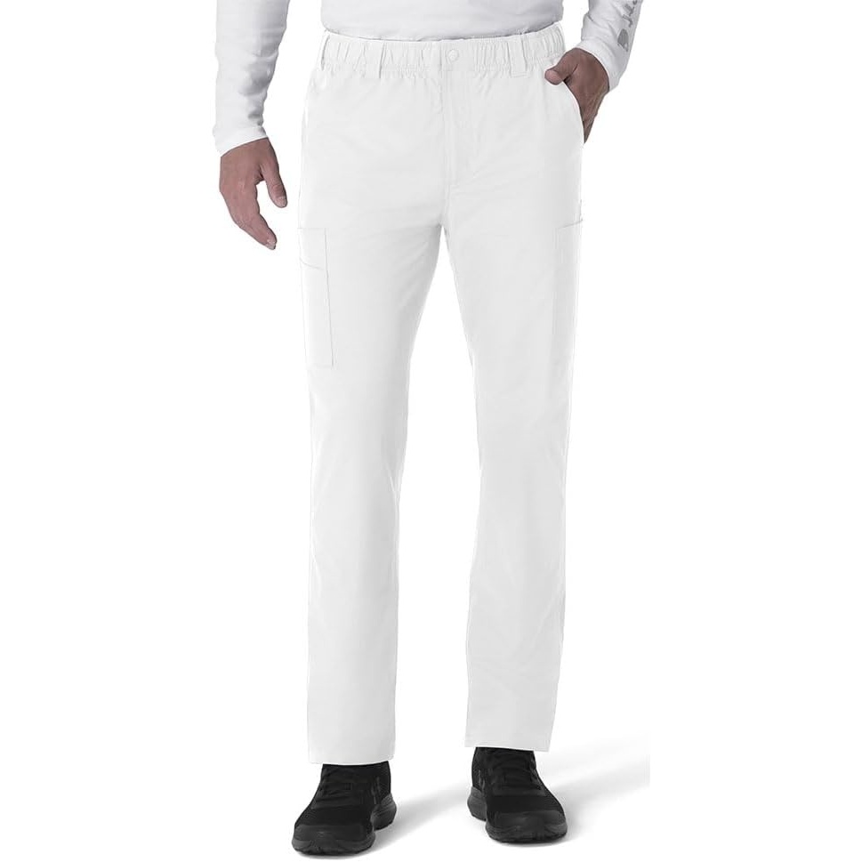 image:imageCarhartt Force Essentials Mens Straight Leg Cargo Scrub PantWhite