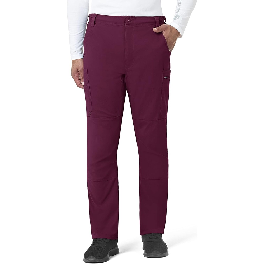 image:imageCarhartt Force Essentials Mens Straight Leg Cargo Scrub PantWine