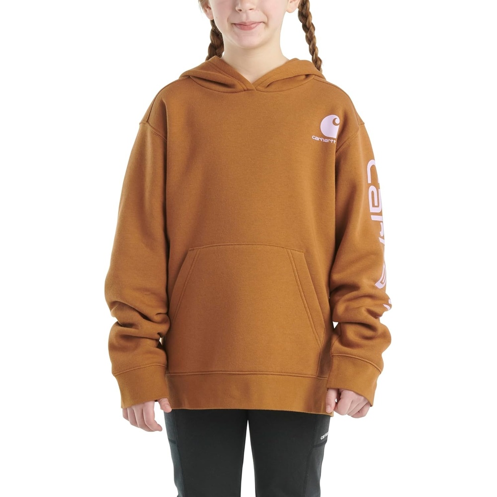 image:imageCarhartt Girls Hooded SweatshirtBrown