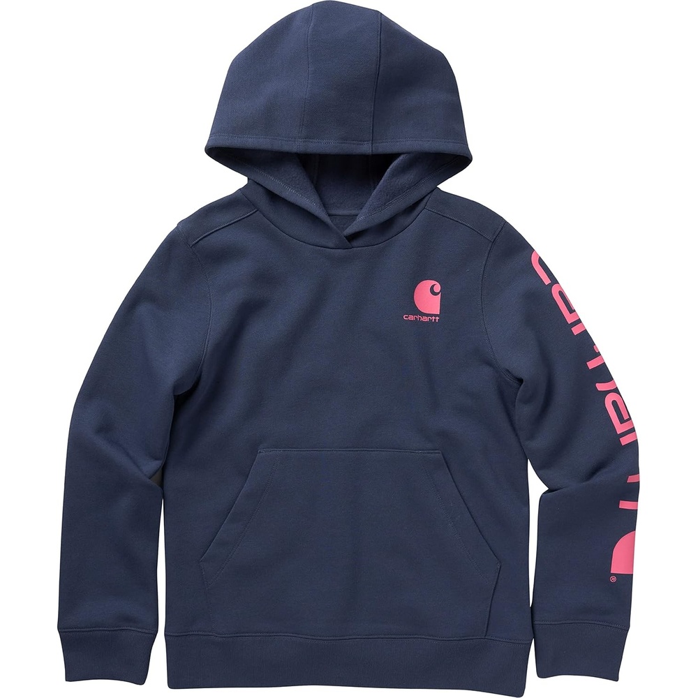 image:imageCarhartt Girls Hooded SweatshirtDark Denim