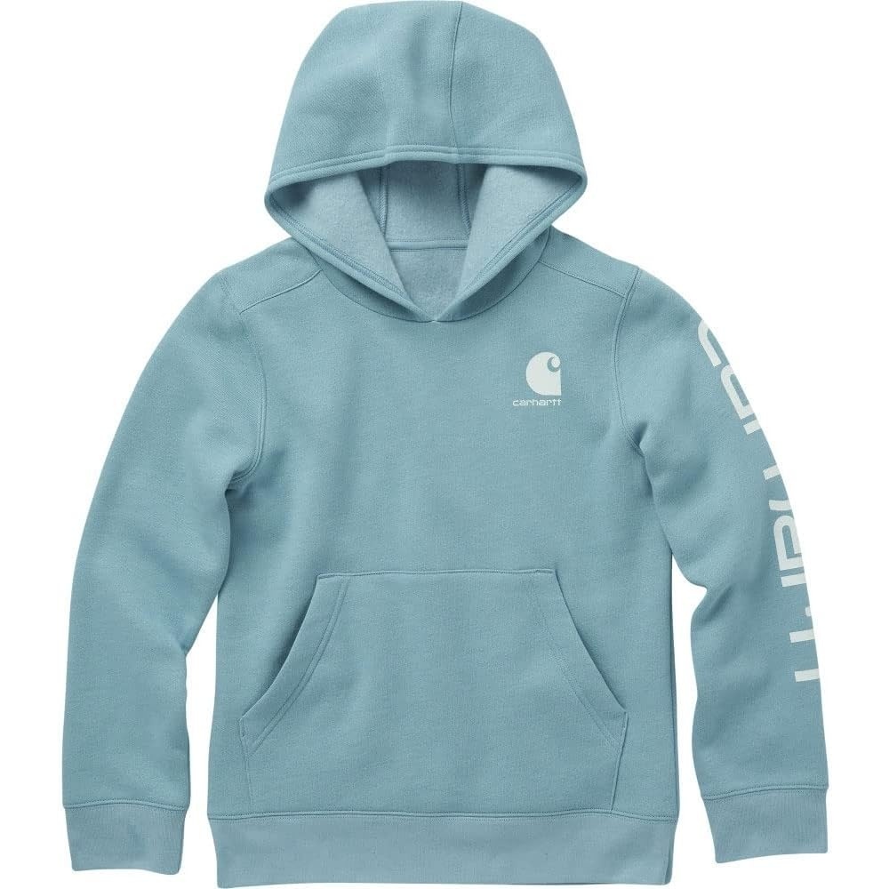 image:imageCarhartt Girls Hooded SweatshirtPorcelain Heather