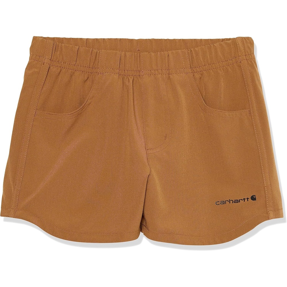 image:imageCarhartt Girls Rugged Flex Denim ShortBrown