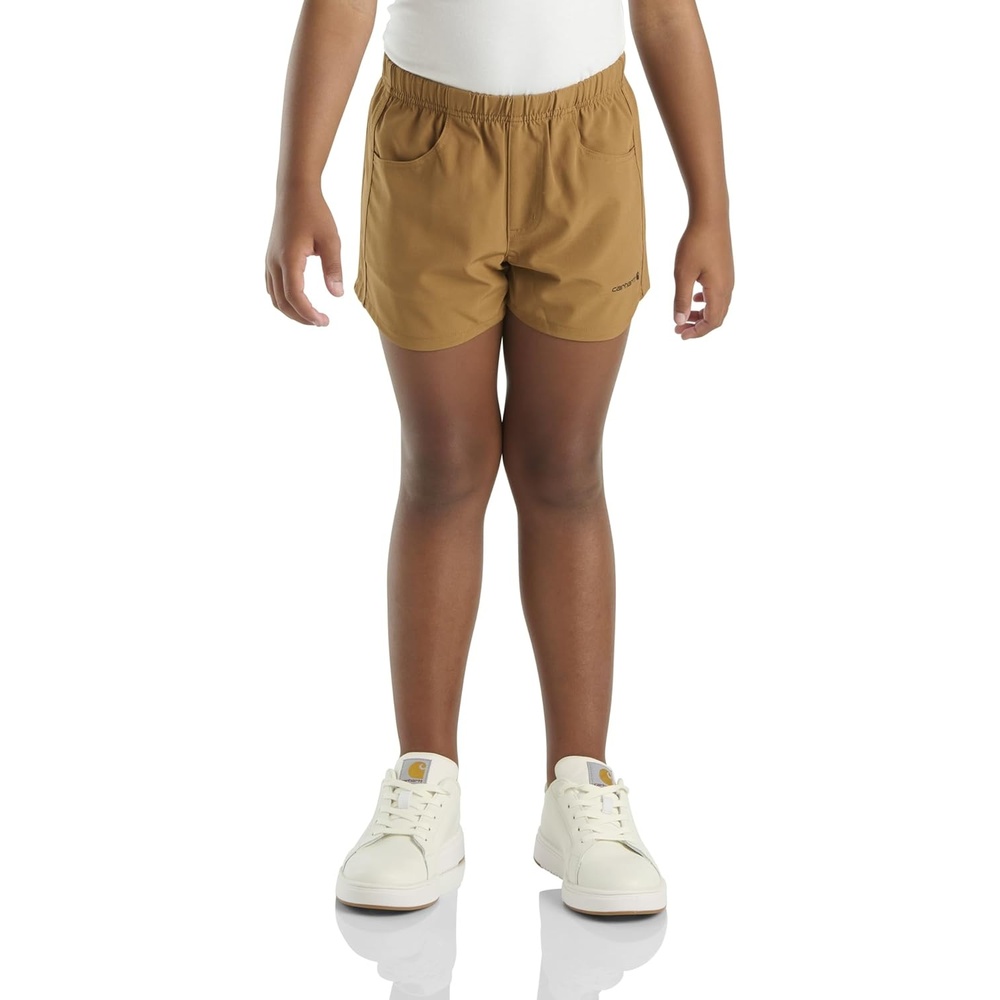 image:imageCarhartt Girls Rugged Flex Denim ShortCarhartt Brown