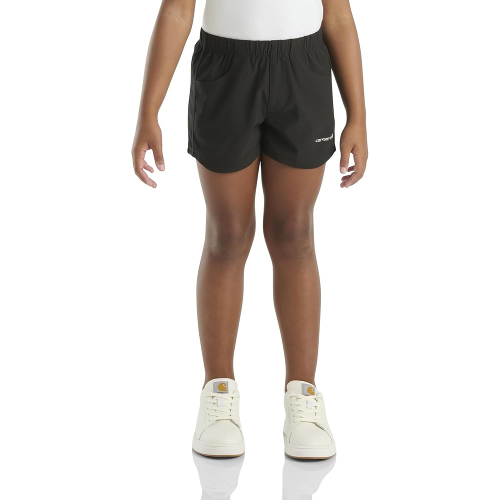 image:imageCarhartt Girls Rugged Flex Denim ShortCaviar Black