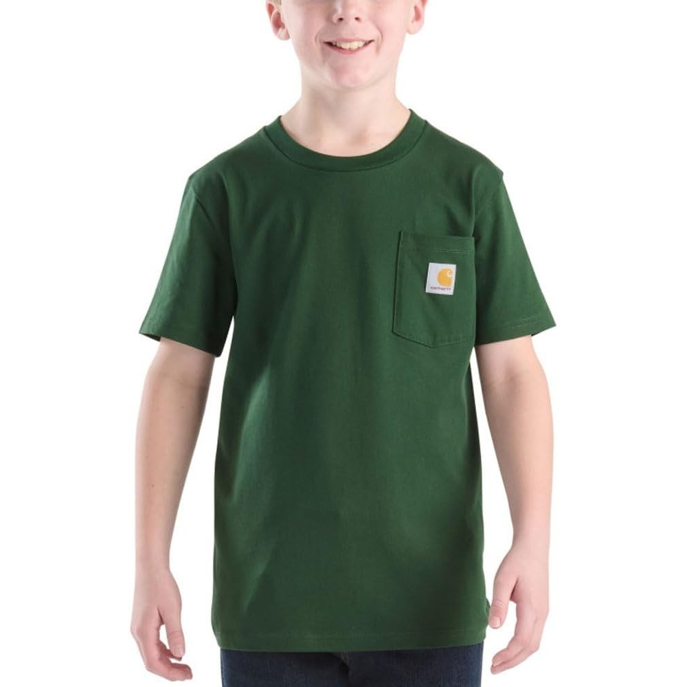 image:imageCarhartt Kids CA6736 ShortSleeve Pocket TShirt  UnisexMountain View