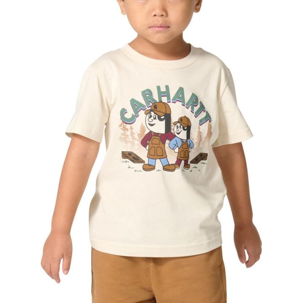 image:imageCarhartt Kids CA6846 ShortSleeve Character TShirt BoysTurtledove