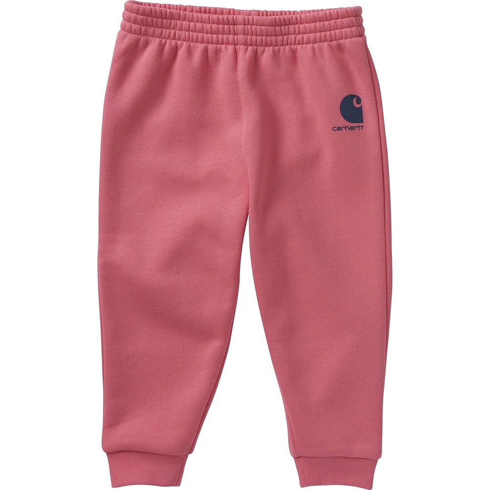 image:imageCarhartt Kids CK9450 Fleece Logo Sweatpant GirlsPink Lemonade