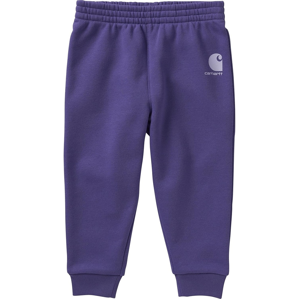 image:imageCarhartt Kids CK9450 Fleece Logo Sweatpant GirlsUltra Violet