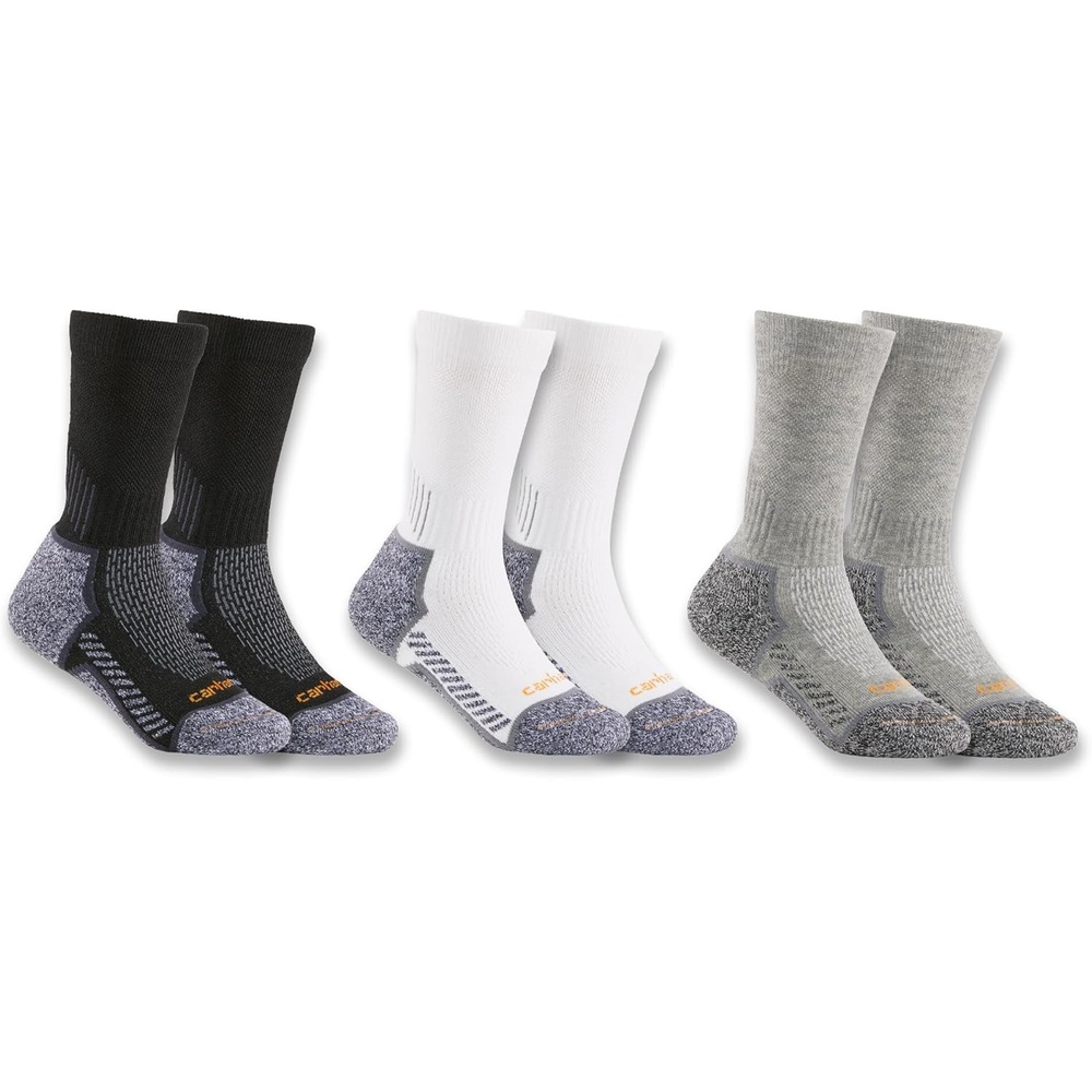 image:imageCarhartt Kids Force Midweight Crew Sock 3 PackAssorted 01