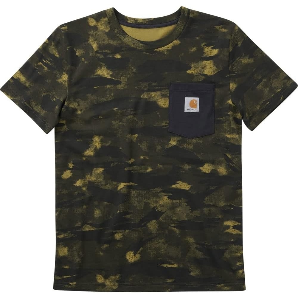 image:imageCarhartt Kids Short Sleeve Pocket TShirt Tee ShirtBlind Fatigue Camo