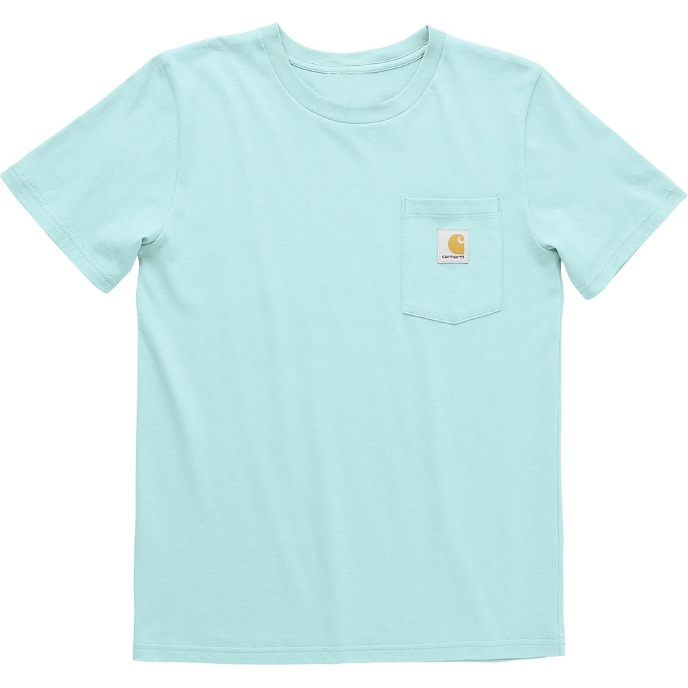image:imageCarhartt Kids Short Sleeve Pocket TShirt Tee ShirtGulf Blue