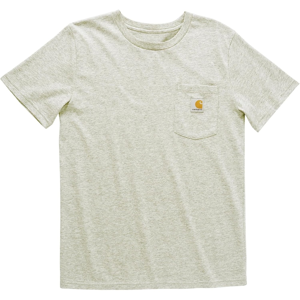 image:imageCarhartt Kids Short Sleeve Pocket TShirt Tee ShirtHeather Grey