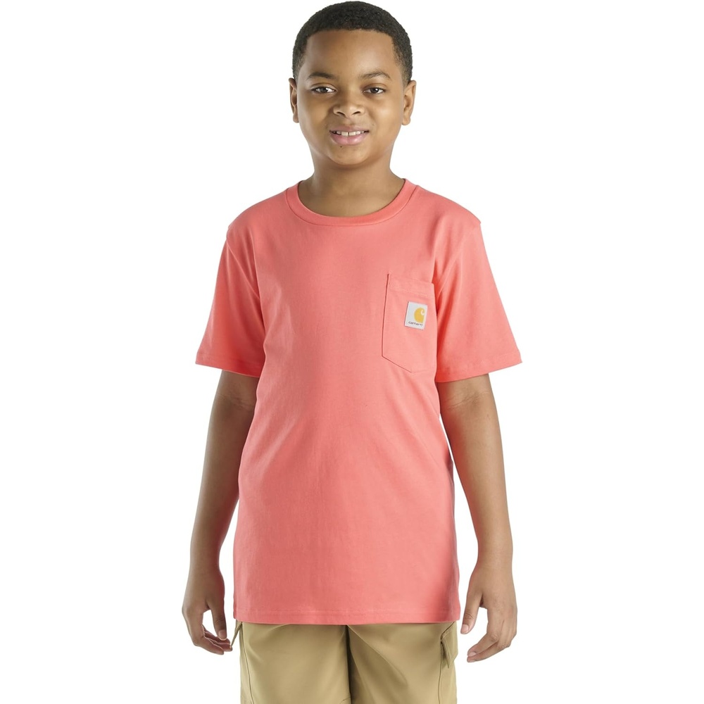 image:imageCarhartt Kids Short Sleeve Pocket TShirt Tee ShirtLight Orange