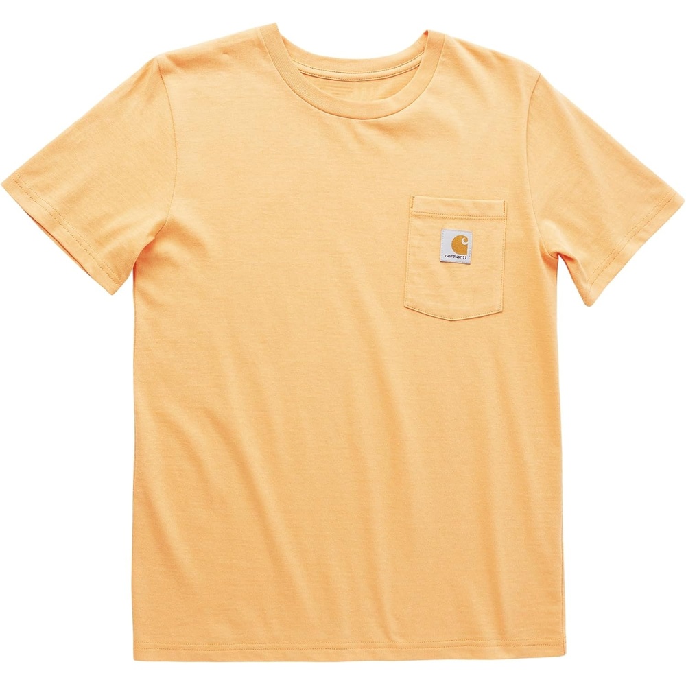 image:imageCarhartt Kids Short Sleeve Pocket TShirt Tee ShirtTangerine