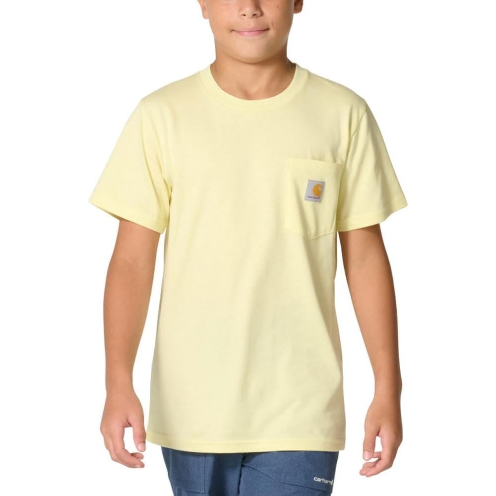 image:imageCarhartt Kids Short Sleeve Pocket TShirt Tee ShirtWax Yellow