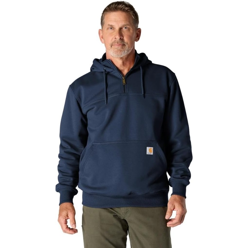 image:imageCarhartt Mens Paxton 14Zip SweatshirtNew Navy