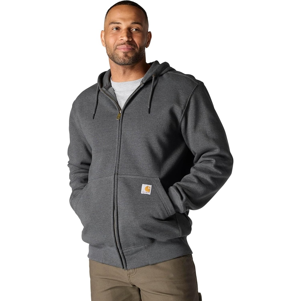 image:imageCarhartt Mens Paxton FullZip SweatshirtCarbon Heather