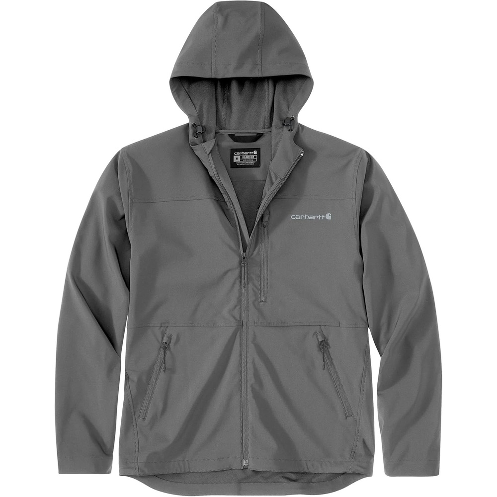 image:imageCarhartt Mens Rain Defender Relaxed Fit Jacket Relaxed Fit JacketSteel