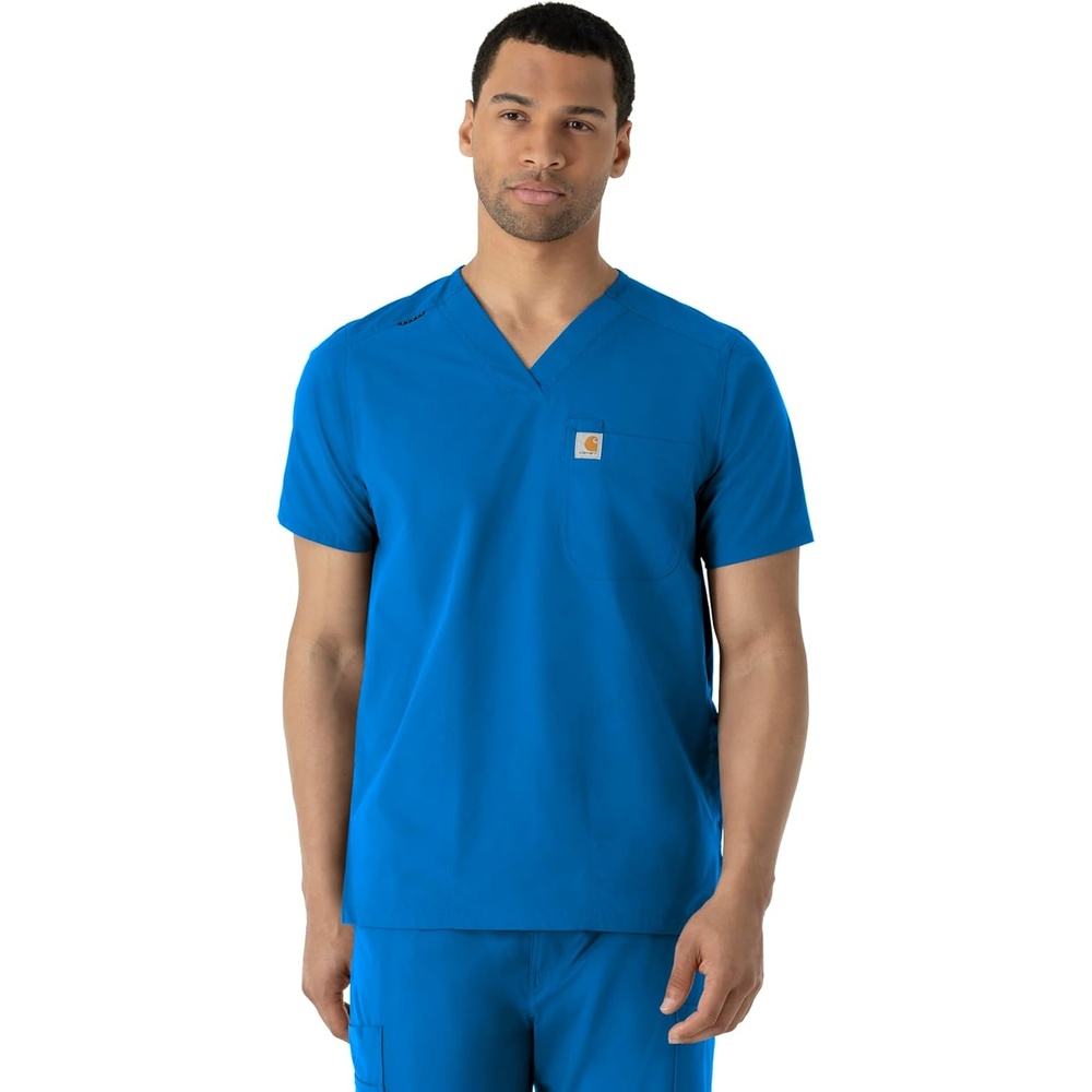 image:imageCarhartt Scrubs C16113 Force Modern Fit VNeck TopRoyal