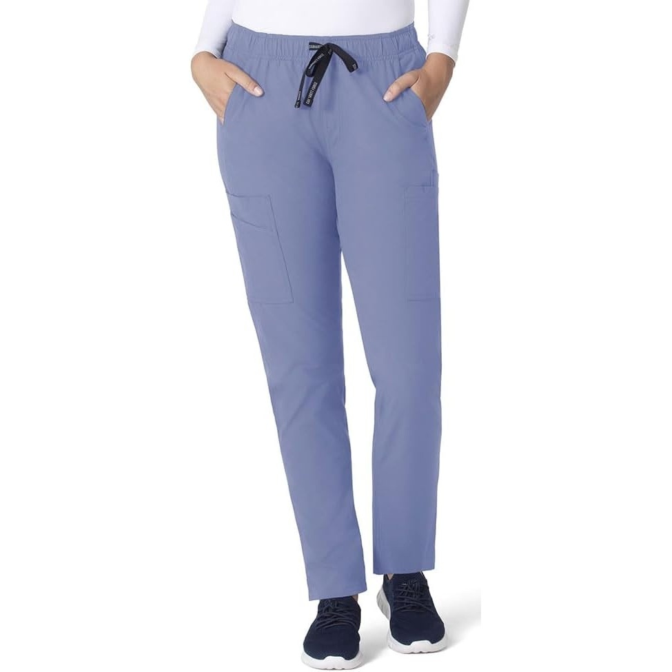 image:imageCarhartt Scrubs C51213 Womens Force Modern Fit Straight Leg PantCeil Blue