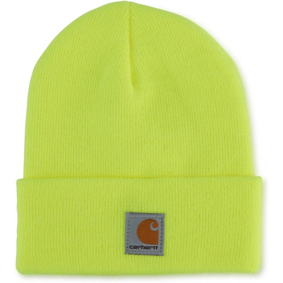 image:imageCarhartt Unisex Baby Knit Beanie Cuff HatBright Lime
