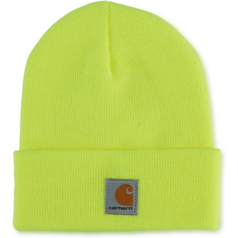 image:imageCarhartt Unisex Baby Knit Beanie Cuff HatBrite Lime Youth