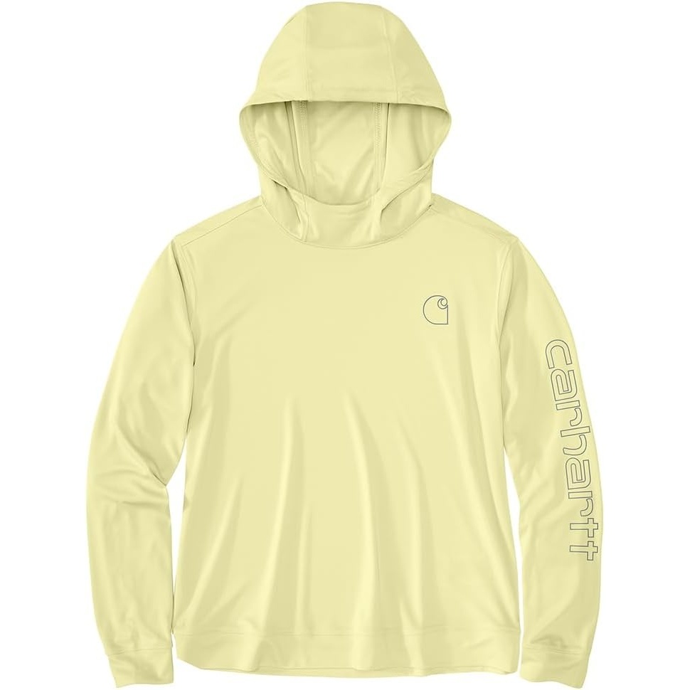 image:imageCarhartt Womens 106236 Womens Force Sun Defender Lightweight LongSlCelestial Yellow