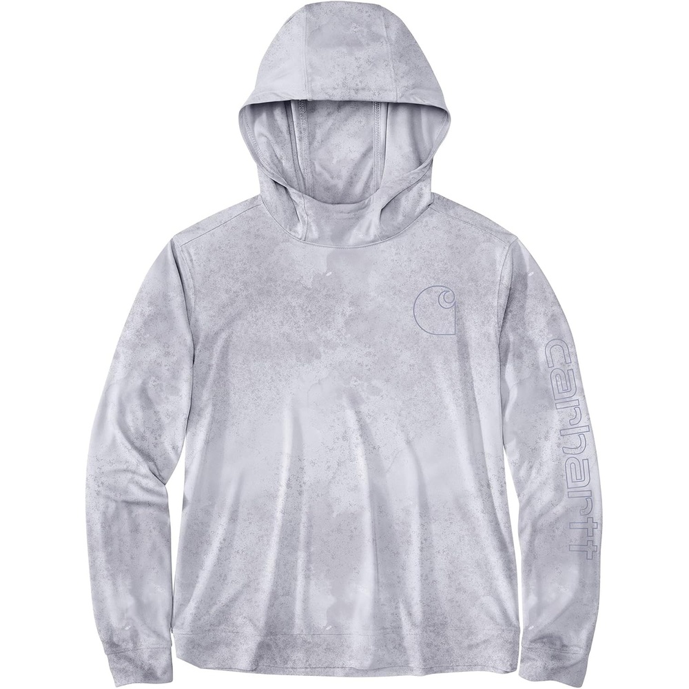 image:imageCarhartt Womens 106236 Womens Force Sun Defender Lightweight LongSlFresh Lavender Watercolor Camo