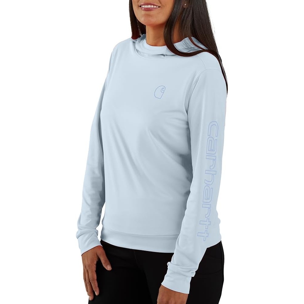 image:imageCarhartt Womens 106236 Womens Force Sun Defender Lightweight LongSlTradewind