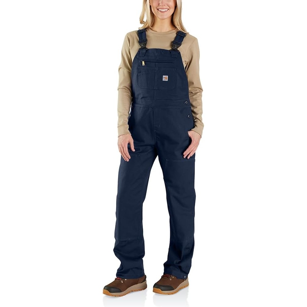 image:imageCarhartt Womens FR Rugged Flex Duck OverallDark Navy