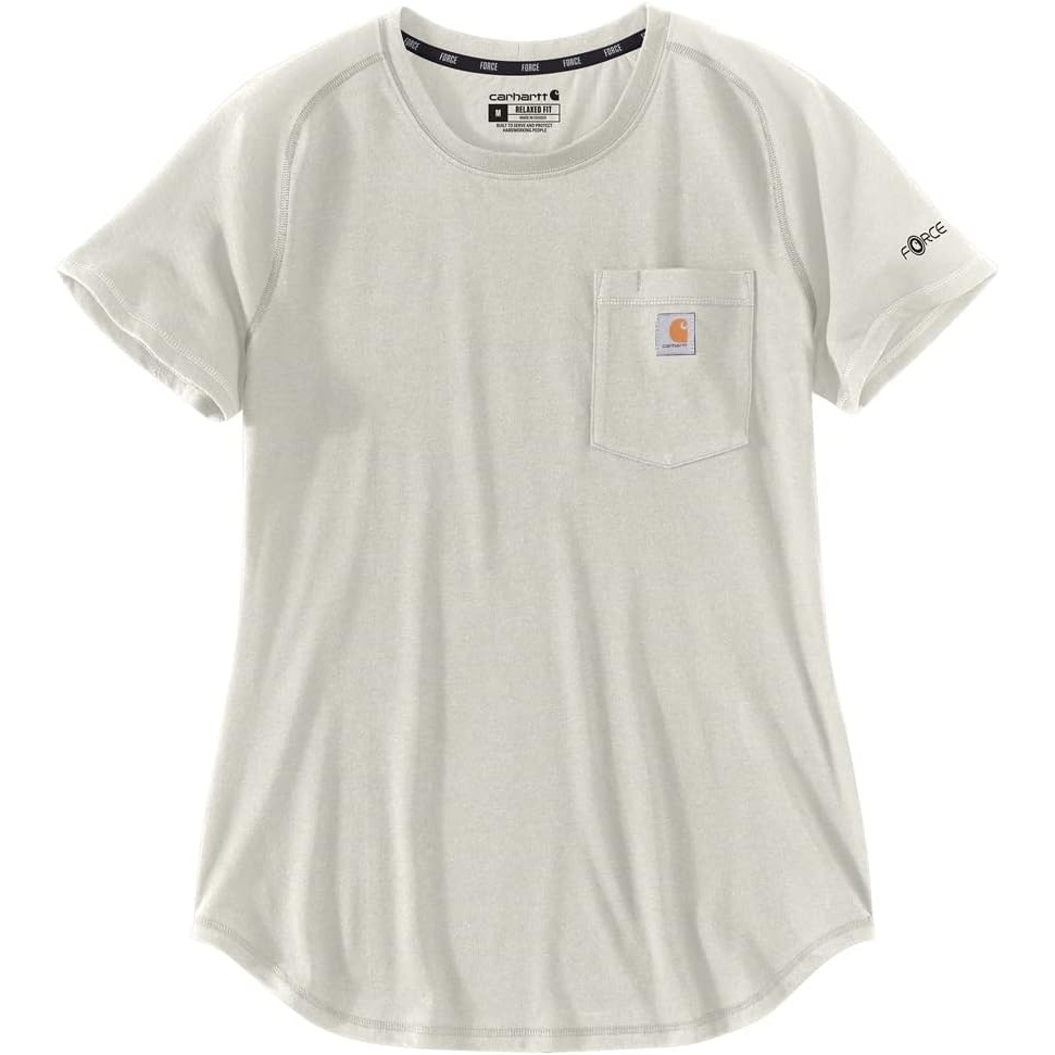 image:imageCarhartt Womens Force Relaxed Fit Midweight Pocket TShirt 105415Malt