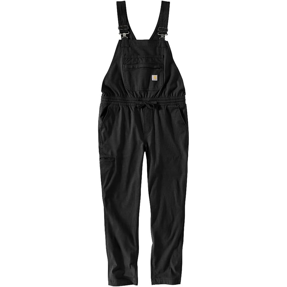 image:imageCarhartt Womens Force Relaxed Fit Ripstop Bib OverallBlack