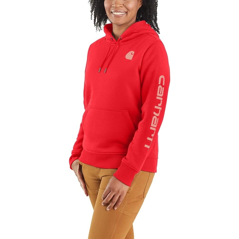 image:imageCarhartt Womens Iconic Clarksburg Logo SweatshirtBittersweet