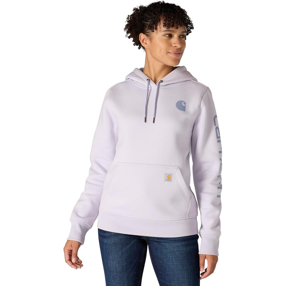 image:imageCarhartt Womens Iconic Clarksburg Logo SweatshirtMicaWisteria