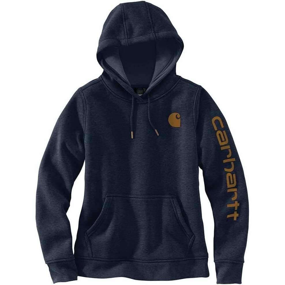 image:imageCarhartt Womens Iconic Clarksburg Logo SweatshirtNavy Heather