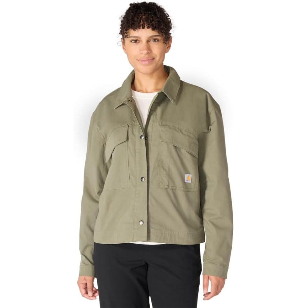 image:imageCarhartt Womens Ripstop Utility JacketDusty Olive