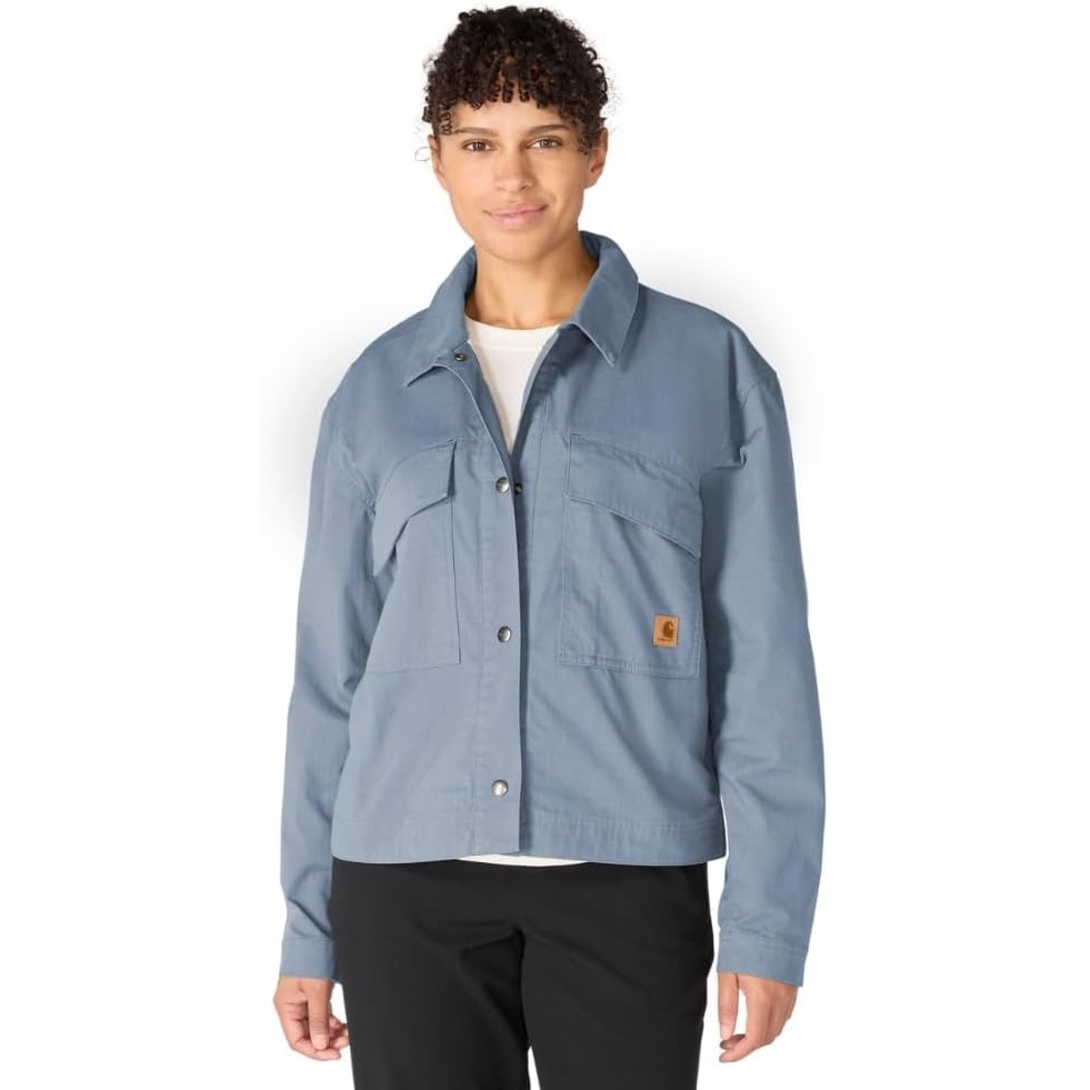 image:imageCarhartt Womens Ripstop Utility JacketIron Blue