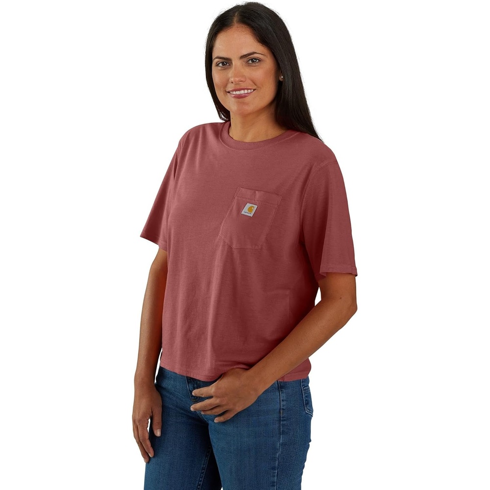 image:imageCarhartt Womens Tencel Fiber Series Loose TShirtBarnwood