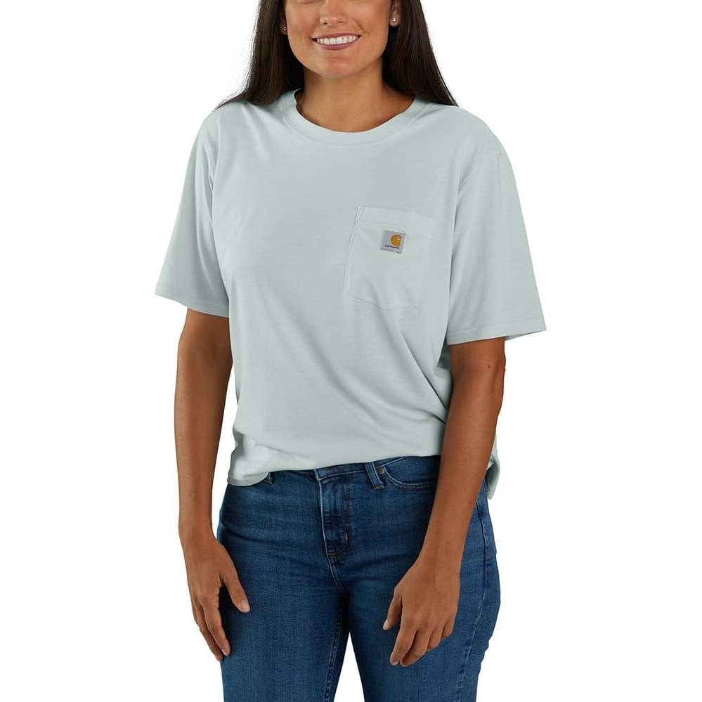 image:imageCarhartt Womens Tencel Fiber Series Loose TShirtDew Drop